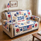 Patriotic Bloom Sofa Cover