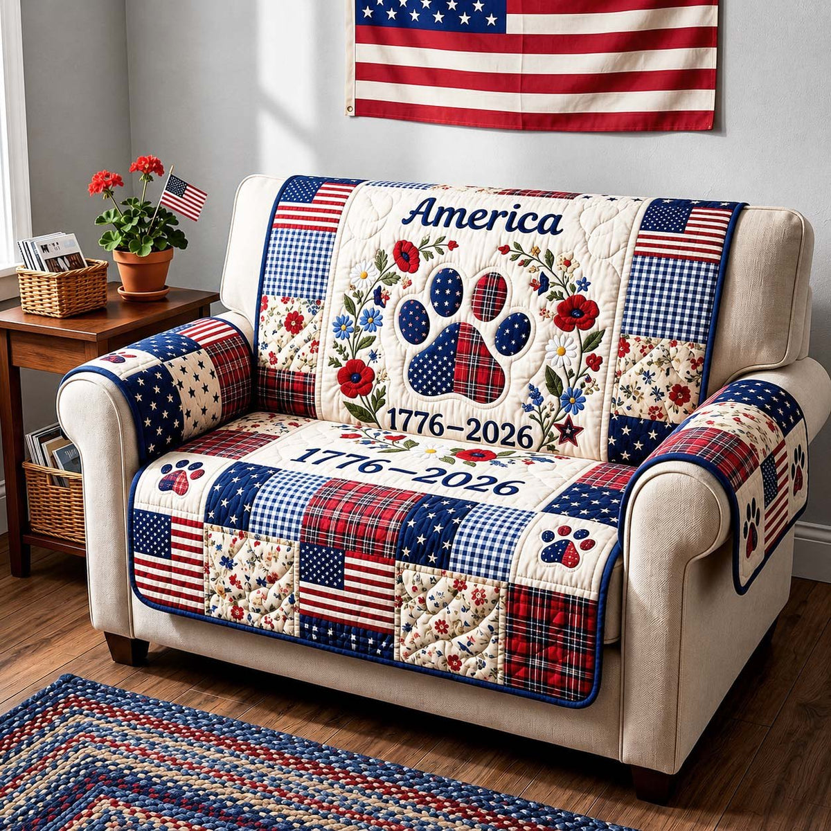 Floral Freedom Sofa Cover