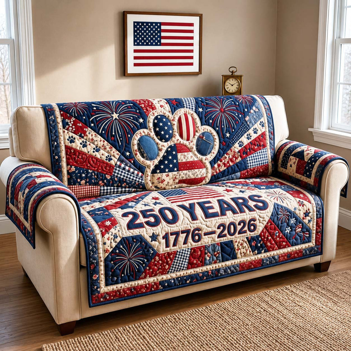 Firework Pride Sofa Cover
