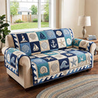 Nautical Waves Sofa Cover