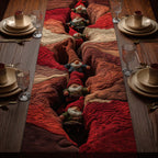 Red Canyon Gnomes Table Runner