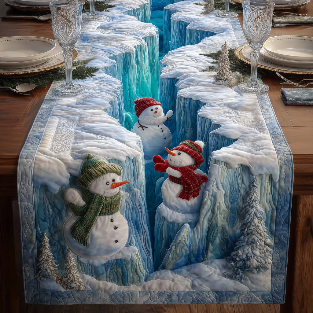 Snowman Pit Table Runner
