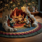 Elves Band Christmas Tree Skirt