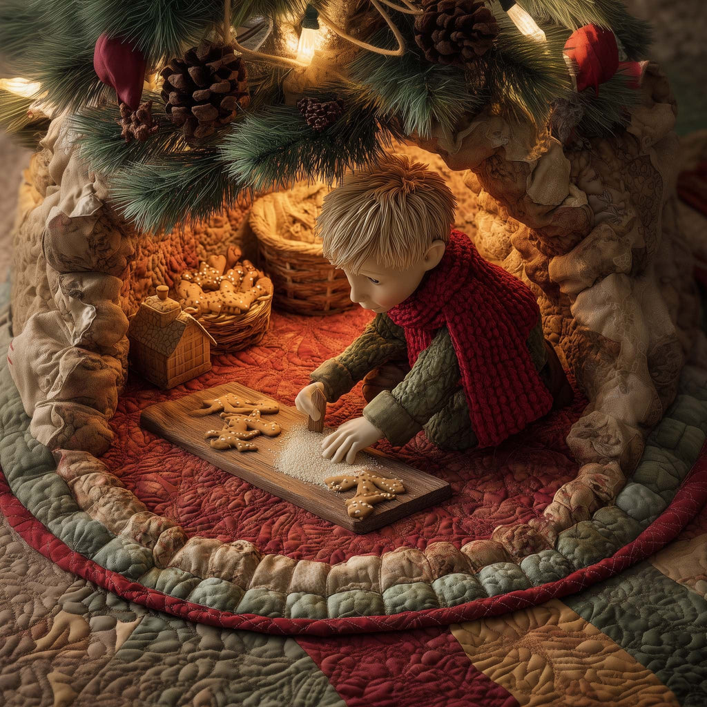 Baking Elf Christmas Tree Skirt