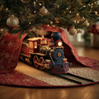 Red Express Christmas Tree Skirt