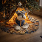 Posed Schnauzer Christmas Tree Skirt