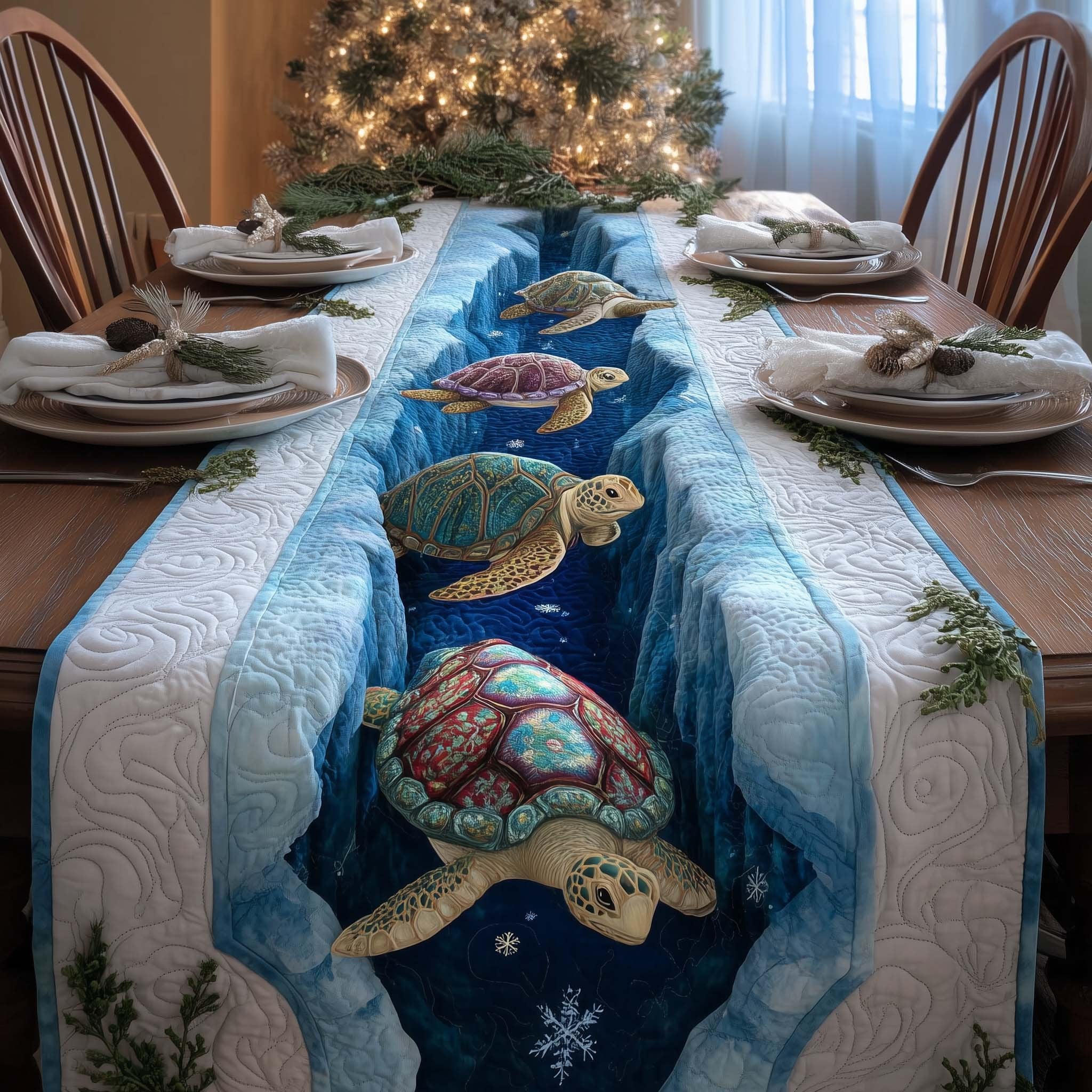 Ocean Parade Table Runner