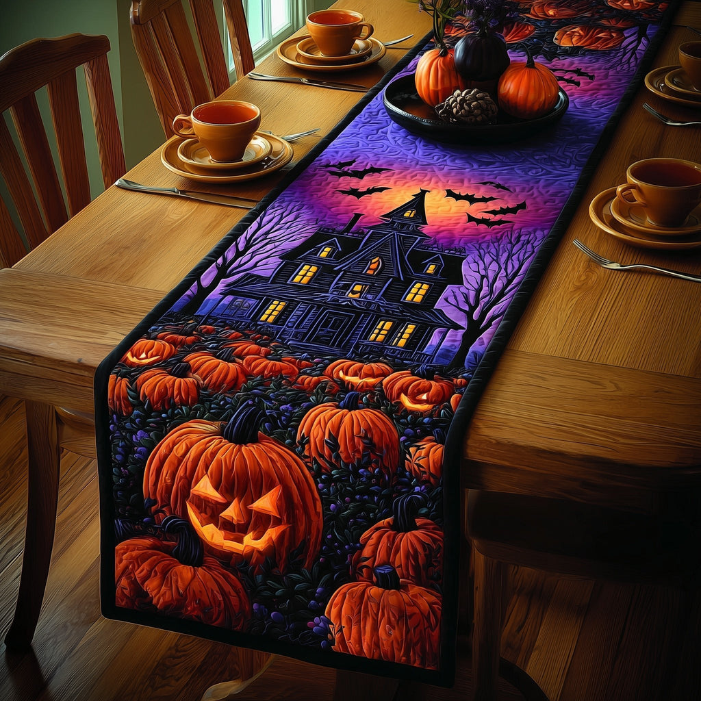 Mystic Halloween Night Table Runner