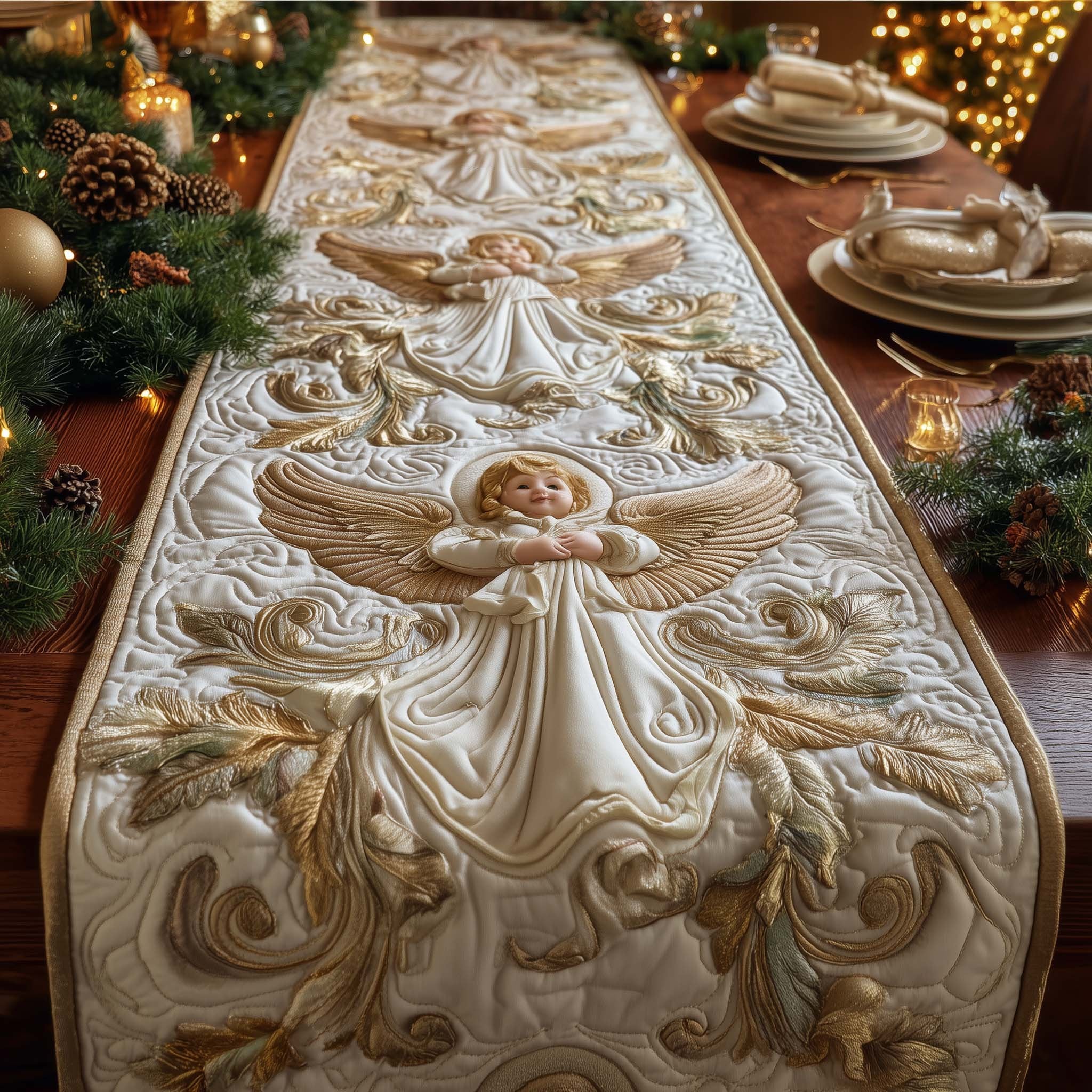 Glowing Halo Table Runner