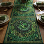 Celtic Dragon Table Runner