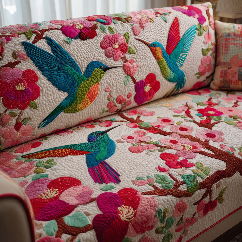 Hovering Petals Sofa Cover