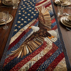 Eagle with Flag Wings Table Runner