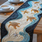 Tiny Turtles on Sandy Shore Table Runner