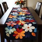 Vibrant Daisy Table Runner