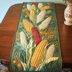Corn Ears on Sage Green Table Runner