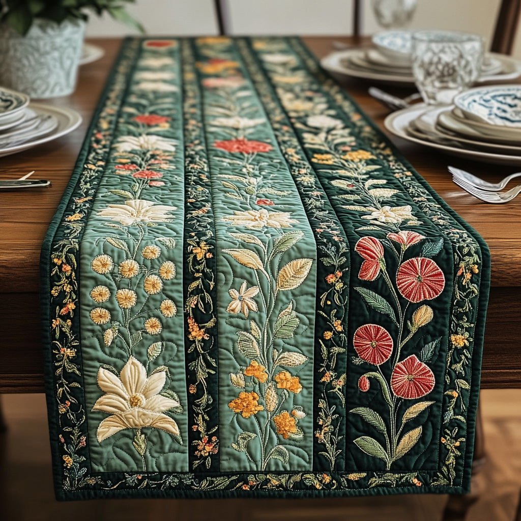 Vintage Blooms Table Runner