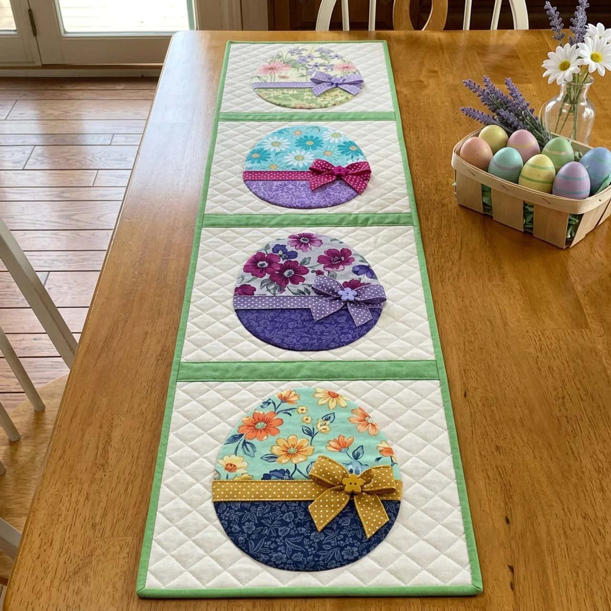 Blossom Eggs Table Runner