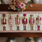 Pale Pink Nutcracker Row Table Runner