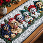 Jolly Poodle Table Runner