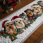 Jolly Yorkshire Terrier Table Runner