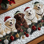 Jolly Labrador Table Runner