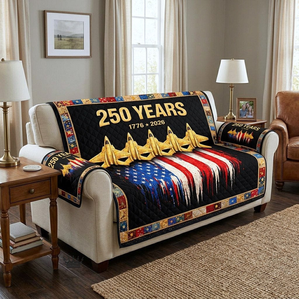 Liberty 250 250 Years 1776 to 2026 Sofa Cover
