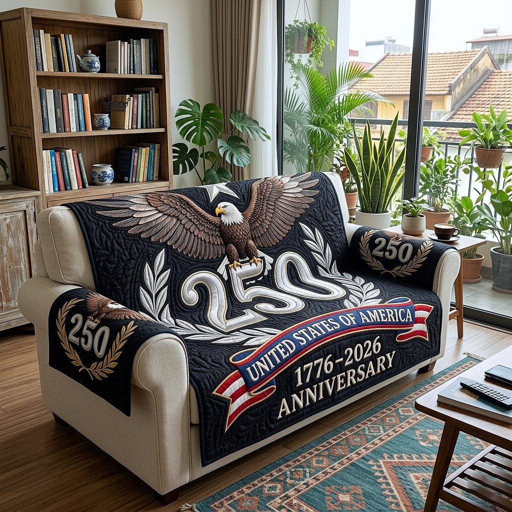 250 United States of America Anniversary Sofa Cover