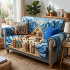 Parting of the Sea Crossing Sofa Cover