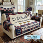 We the People 250 Years of Freedom Sofa Cover