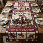 250th Anniversary Cavalry Riders Table Runner