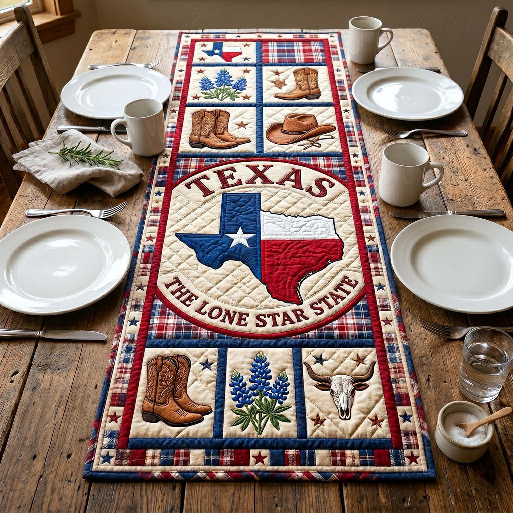 Texas The Lone Star State Table Runner