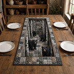 Bears in the Birch Forest Table Runner
