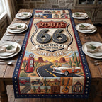 Route 66 Centennial Americana Highway Table Runner