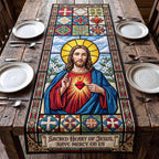Sacred Heart of Jesus Have Mercy Table Runner