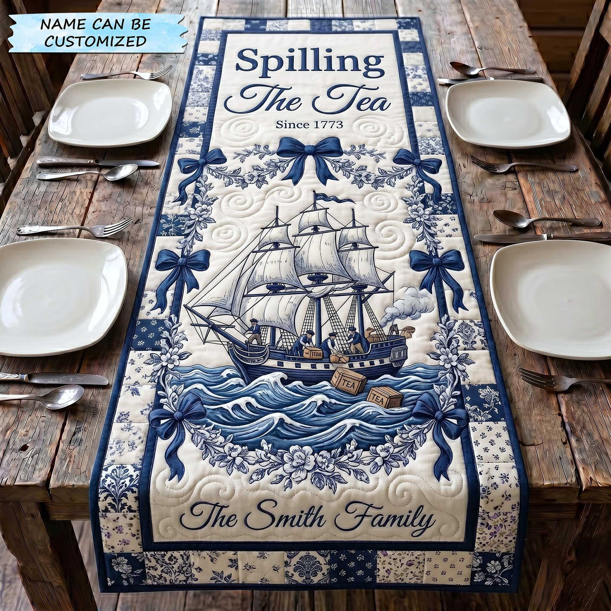 Liberty Tea Qtcuz Table Runner