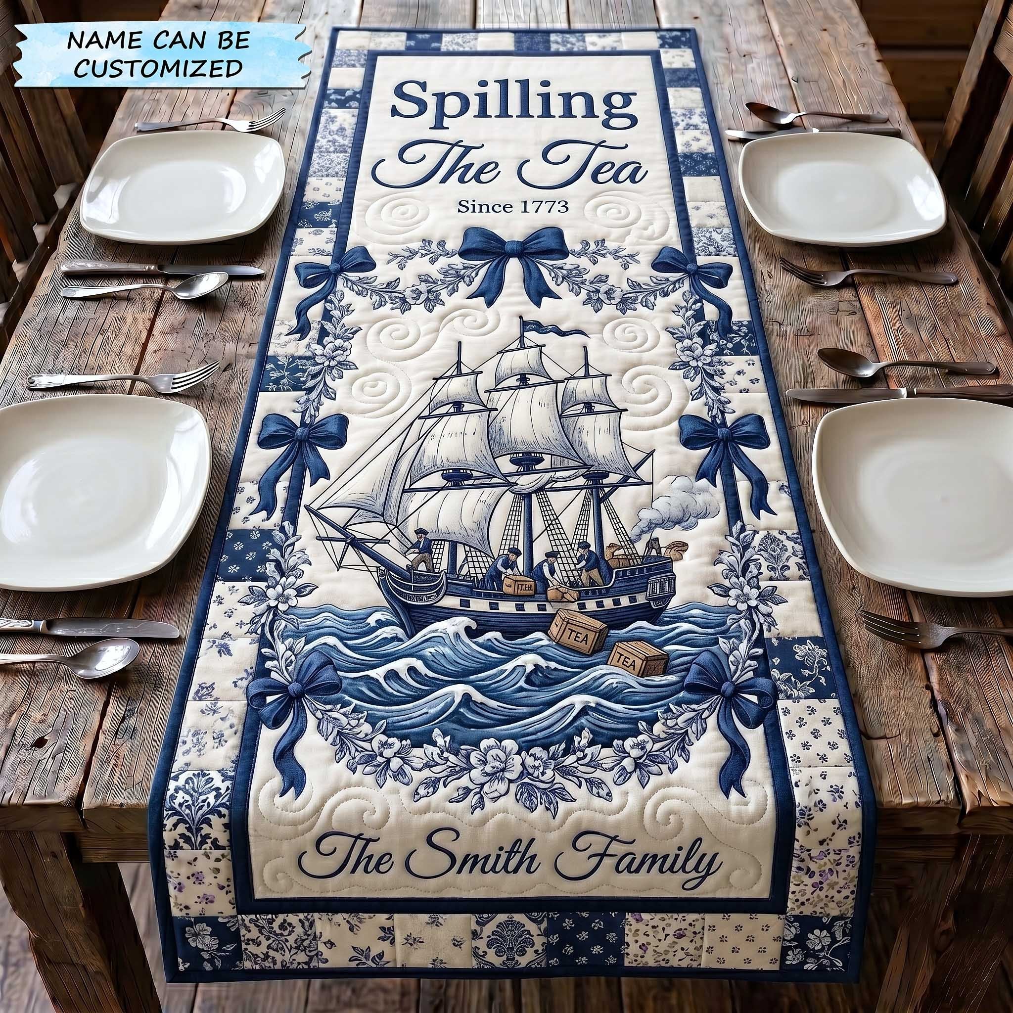 Liberty Tea Qtcuz Table Runner