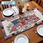 Blessed Is the Nation Psalm 33 Table Runner