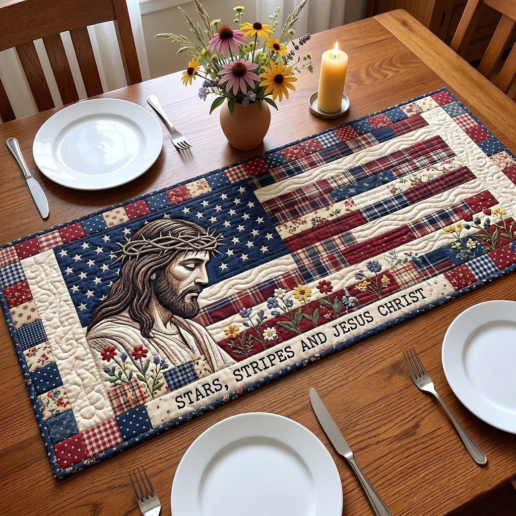 Faith and Freedom Table Runner