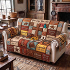 God Says You Are Patchwork Sofa Cover