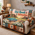 Somewhere Between Dirt Roads and Redemption Sofa Cover