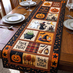 Trick and Treat Witch Hat Blocks Table Runner