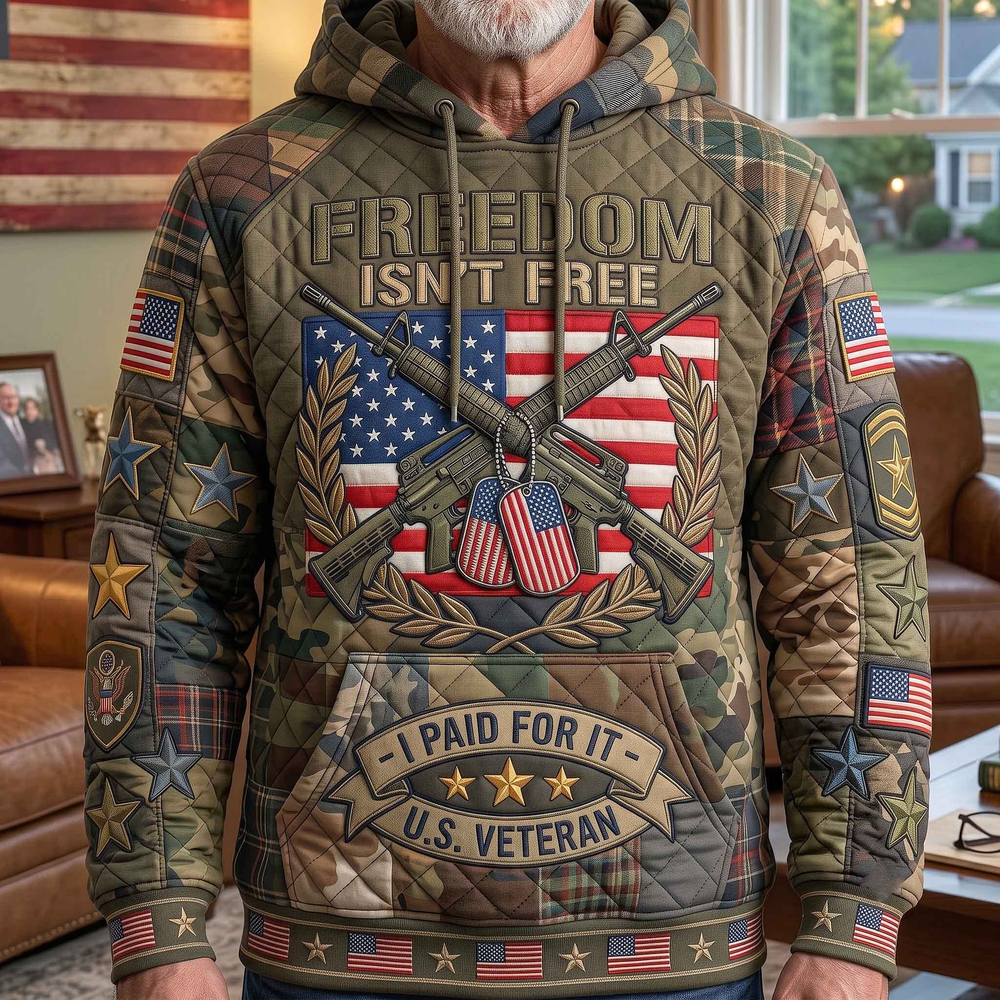 Freedom Isn't Free I Paid For It hoodie, all-over print