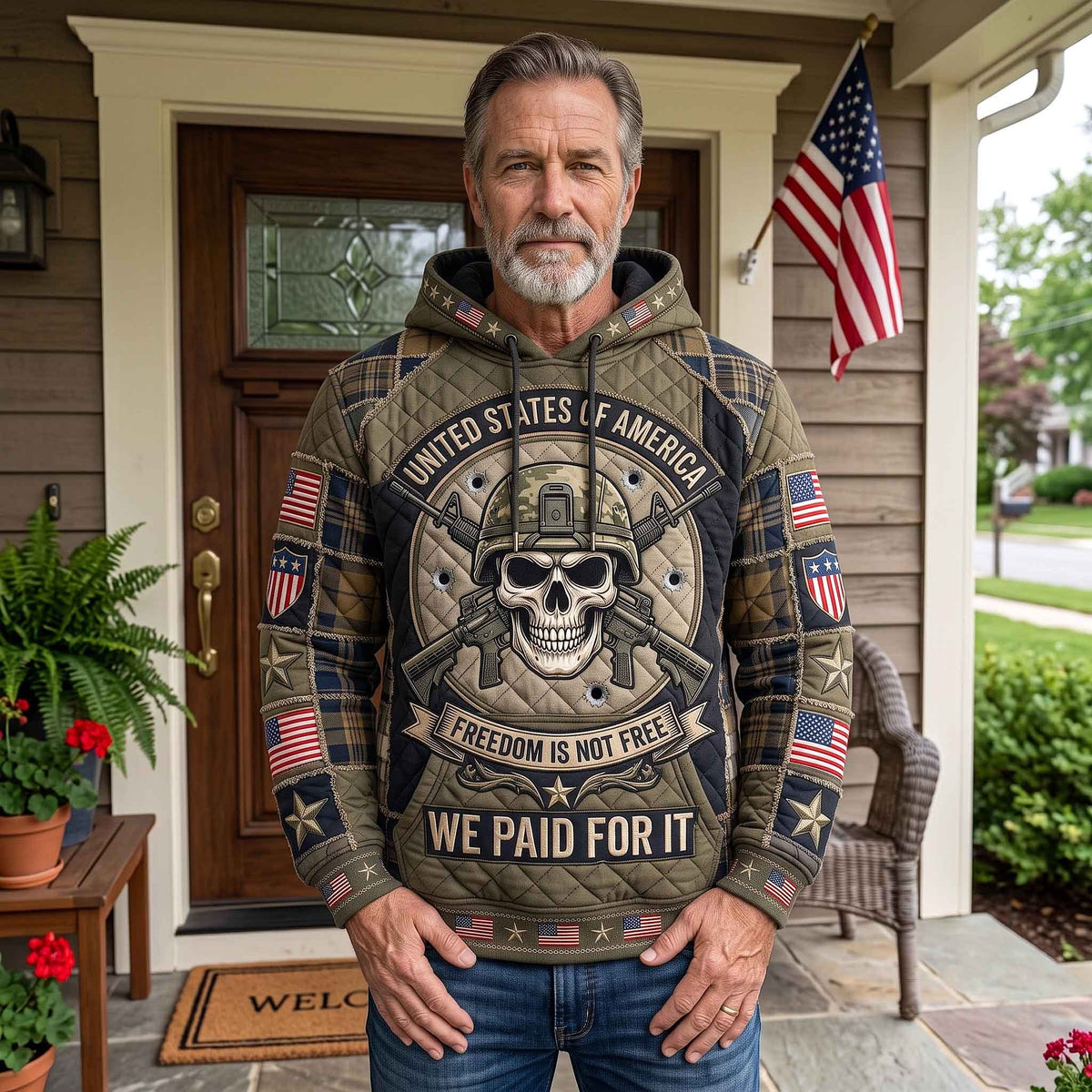 Freedom Is Not Free We Paid For It hoodie, all-over print