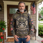 Freedom Is Not Free We Paid For It hoodie, all-over print