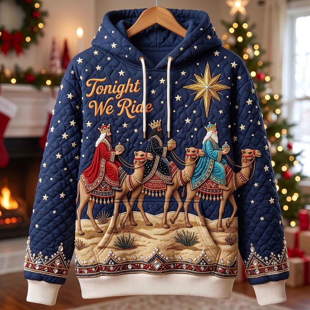 Tonight We Ride Under the Star hoodie, all-over print