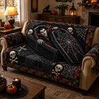 Vampire Rising from the Coffin Sofa Cover