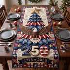 American Eagle 250 Anniversary Banner Table Runner