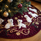 West Highland Terrie Christmas Tree Skirt