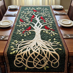 Tree of Red Cardinals Table Runner