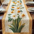 Elegant Daffodil Table Runner